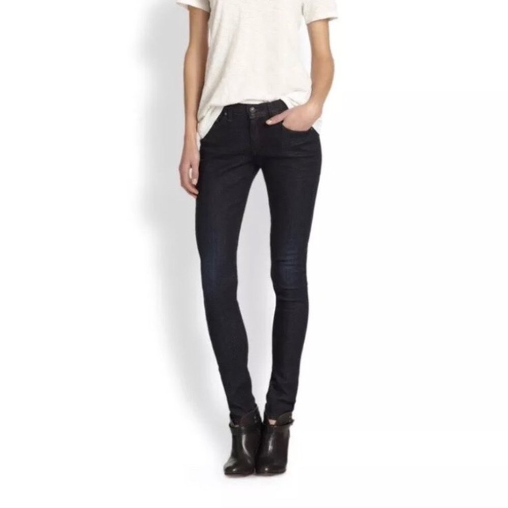rag & bone/JEAN Olive Harrow Skinny Jeans